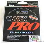 Леска плетёная Globe Maxx Pro PE 135 м (grey) 0,16 мм 9,1 кг Л01-00158