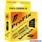 Леска плетёная ProFix Black 0,18mm/ 11,20кг/ 100m Л01-00259