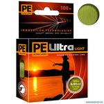 Леска плетёная PE Ultra Light Olive 0,04mm/ 3,10кг/ 135m Л01-00442