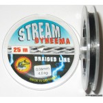 Леска плетёная Stream Dyneema 25m 0.06mm 4kg grey