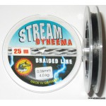 Леска плетёная Stream Dyneema 25m 0.10mm 7kg grey Л01-00135