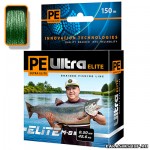 Леска плетёная PE Ultra Elite M-8 зел. 0,50mm/ 45,60кг/ 150m